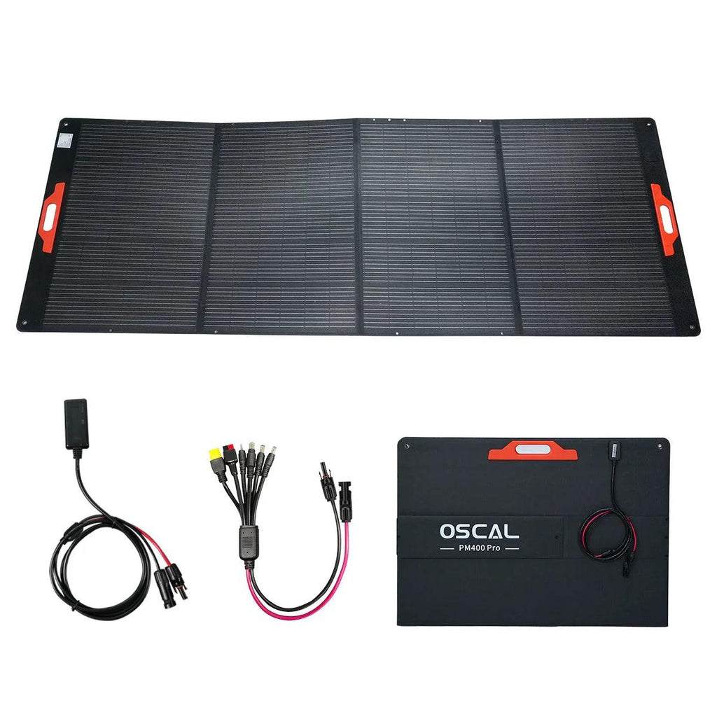 OSCAL PM400 Pro 400W Foldable Solar Panel for PowerMax 6000, 3600 & 2400